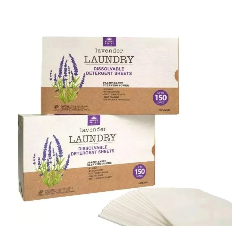 Dissolvable Detergent Sheets