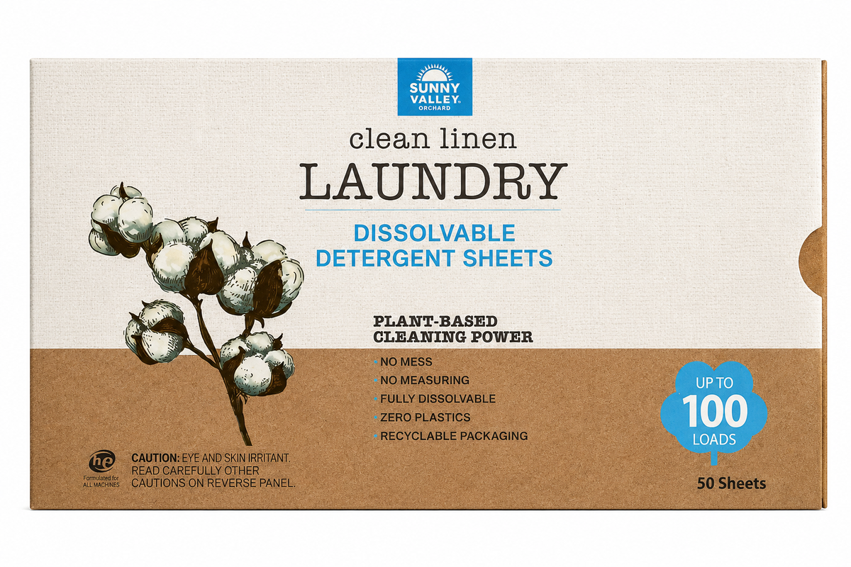Dissolvable Detergent Sheets