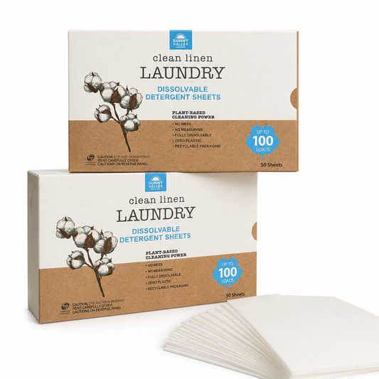 Dissolvable Detergent Sheets